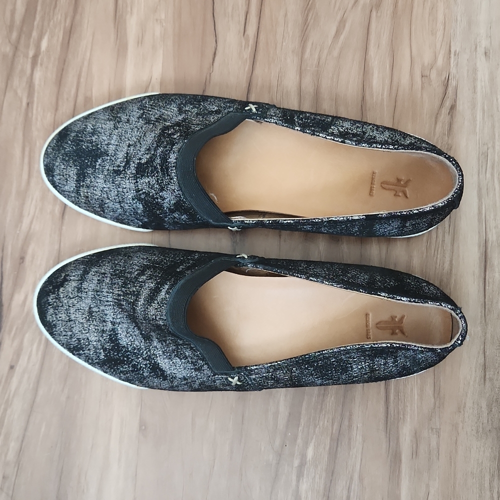 Frye Melanie Slip On Gunmetal Size 6.5